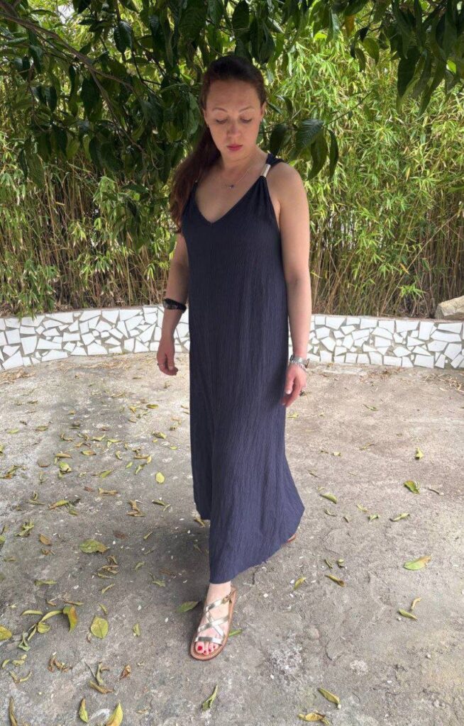 Vestido azul marino