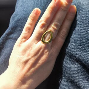 Anillo ajustable gota