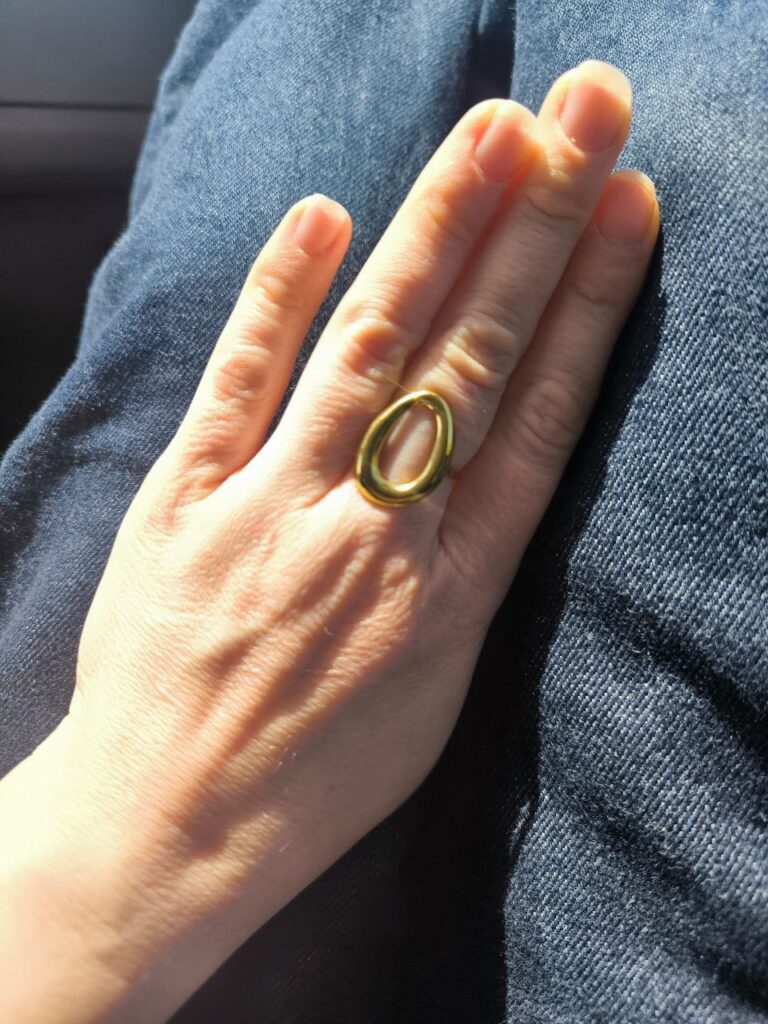 Anillo ajustable gota
